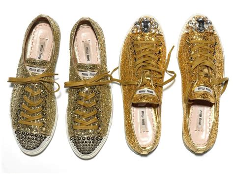 miu miu sparkle sneakers|miu mia prada sneakers.